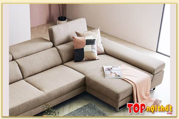 Hình ảnh Chụp chi tiết phần góc L mẫu ghế sofa đẹp SofTop-0992