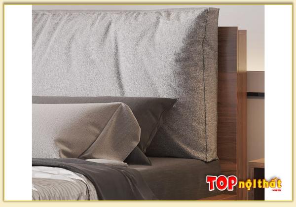 Hình ảnh Đầu giường ngủ gỗ màu óc chó hiện đại GNTop-0293