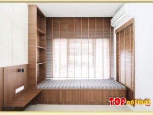 Hình ảnh Giường ngủ gỗ MDF cho chung cư đẹp GNTop-0218