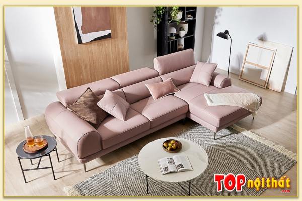 Hình ảnh Góc nghiêng mẫu sofa góc chữ L đẹp SofTop-0699