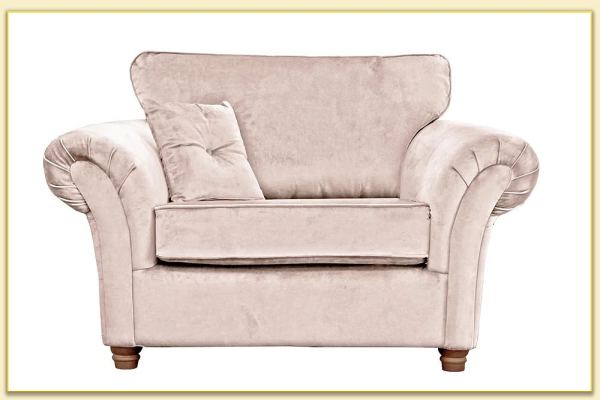 Hình ảnh Mẫu ghế sofa đơn nhỏ mini bọc vải nỉ Softop-1224