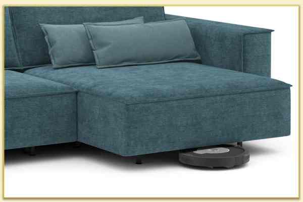 Hình ảnh Phần góc L mẫu ghế sofa góc nỉ đẹp Softop-1142