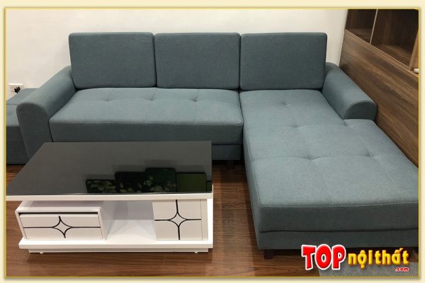 Hình ảnh Sofa nỉ chữ L đẹp hiện đại cho phòng khách SofTop-0514