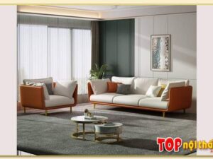 Hình ảnh Sofa phòng khách biệt thự dạng văng xinh xắn SofTop-0758