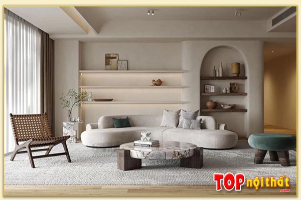 Hình ảnh Sofa phòng khách đẹp thiết kế hiện đại SofTop-0719
