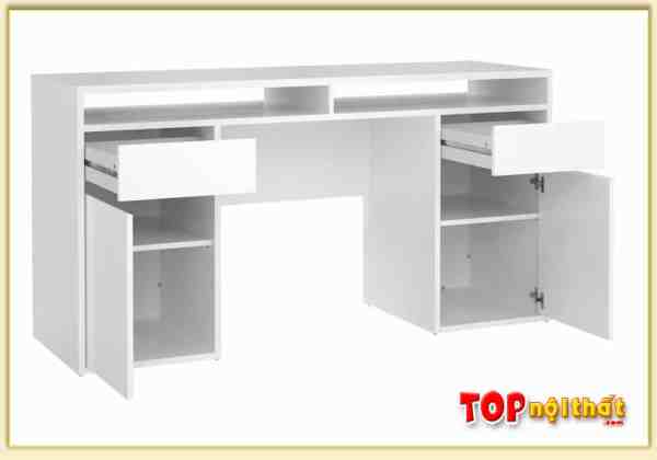 Đặc điểm của bàn học và bàn làm việc màu trắng BHTop-0151