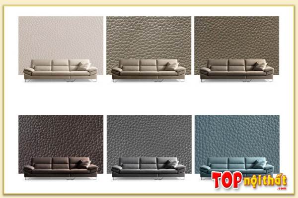 Hình ảnh Các gam màu chất liệu da làm ghế sofa SofTop-0847