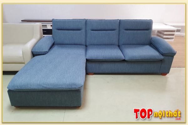 Hình ảnh Ghế sofa góc chữ L bọc nỉ đẹp hiện đại SofTop-0264