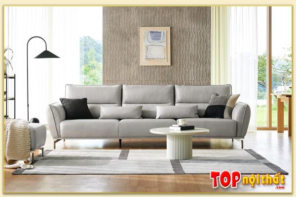 Hình ảnh Góc chụp chính diện mẫu sofa văng đẹp SofTop-0748