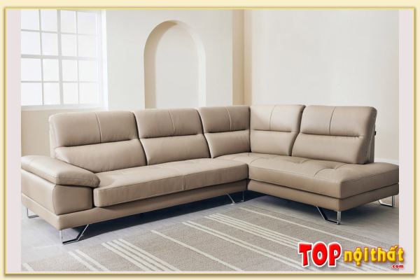 Hình ảnh Mẫu ghế sofa góc vuông đẹp hiện đại SofTop-0877