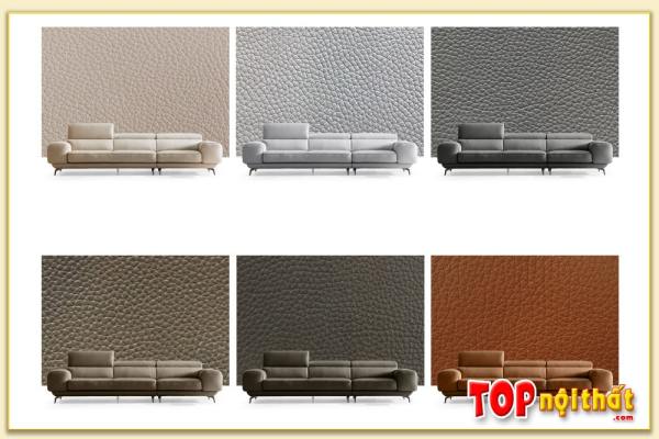 Hình ảnh Màu sắc chất liệu ghế sofa da SofTop-0863