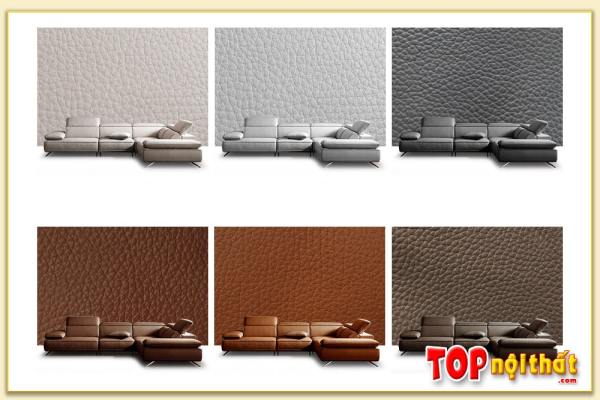 Hình ảnh Màu sắc chất liệu ghế sofa đẹp hiện đại SofTop-0837