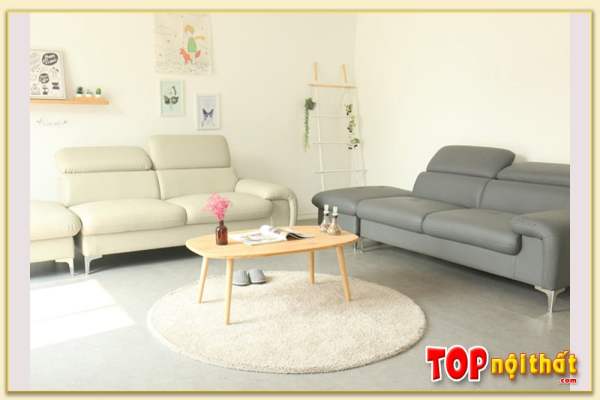 Hình ảnh Sofa văng đẹp phối hợp trong phòng khách SofTop-0924